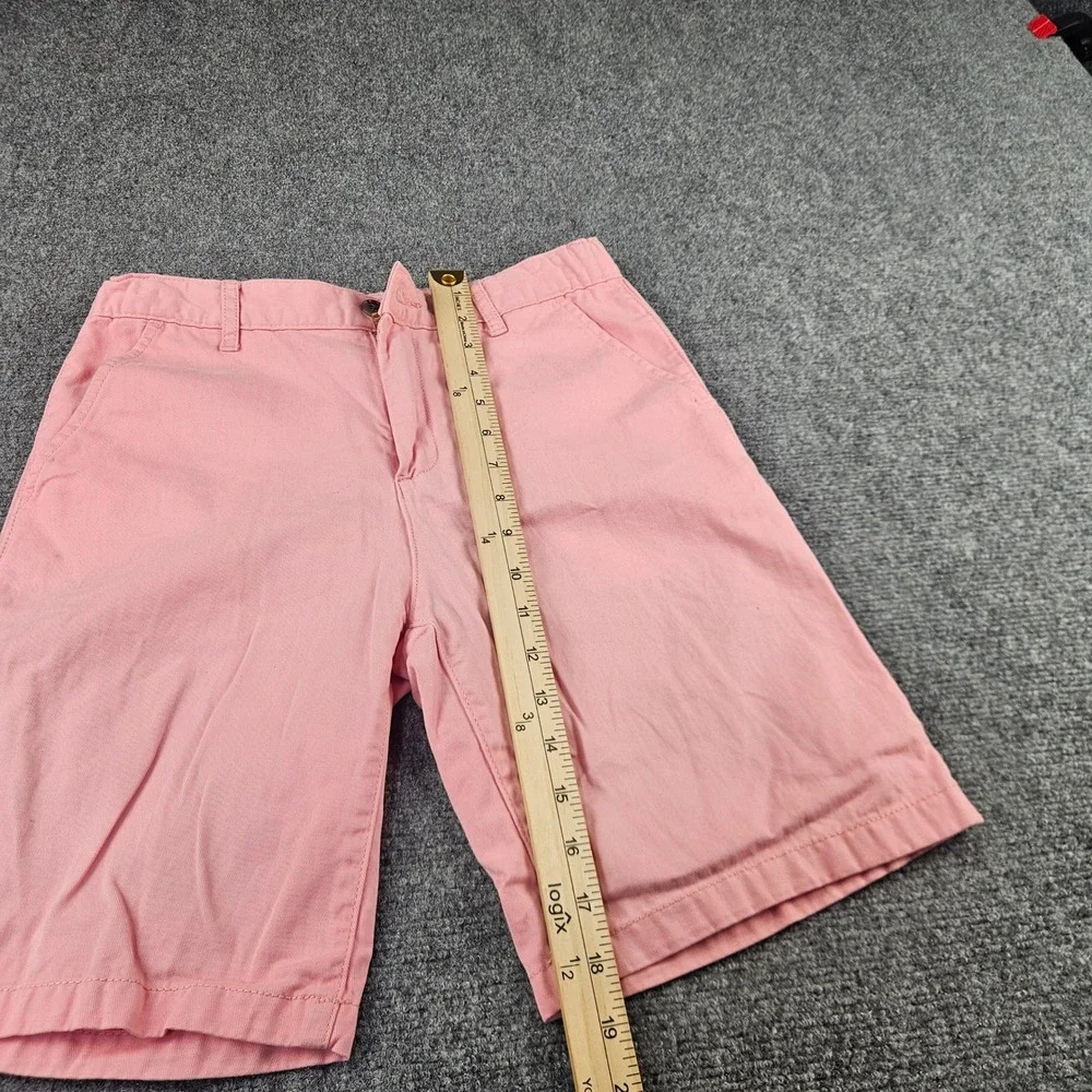 The Children's Place Boys Pink Chino Shorts Size 14 Cotton Twill Casual Summer